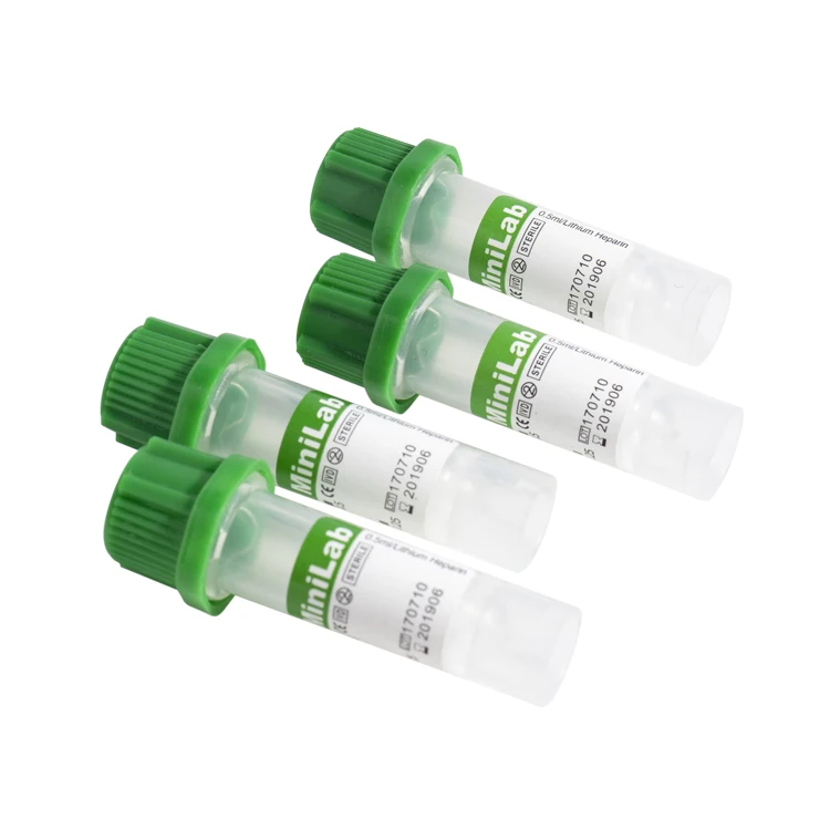 EDTA  mini micro blood collection tube mini glass capillary blood collection tube 0.5ml 0.2ml  0.25ml