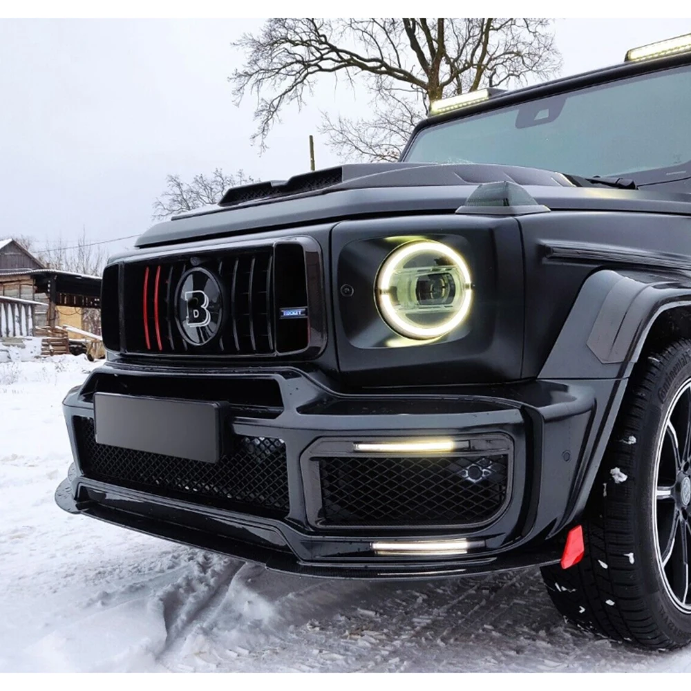 AMG модифицированные черные центральные сетчатые эмблемы значки логотип наклейки для Mercedes Benz G350 G500 G550 G63 B Стиль гриль Логотип