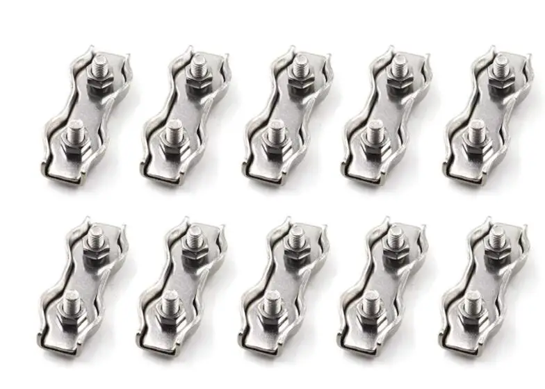 Stainless Steel 316/304 Metal Double Wire Rope Clips
