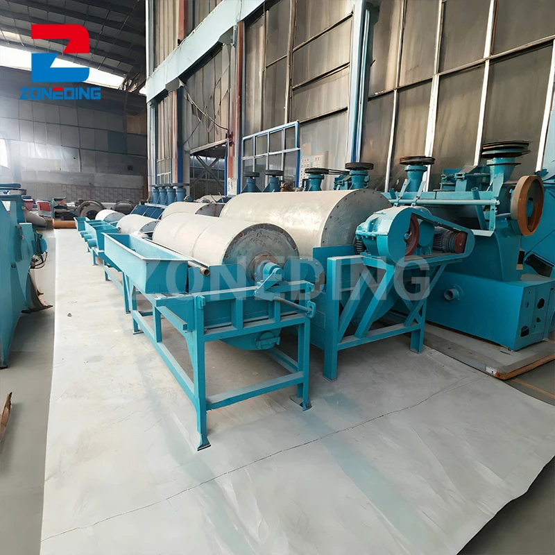 Mineral Industrial Magnets Gold Ore Permanent Magnetic Separator Copper Separation Machine