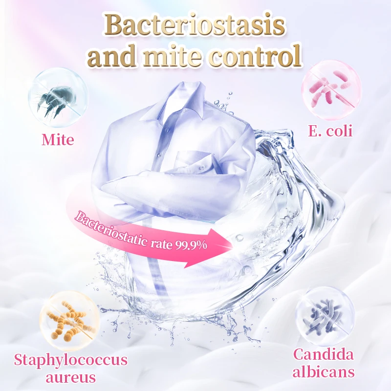 OEM High Quality Laundry Pod Water Soluble Lasting Smell Liquid Laundry Detergent Capsules 3 cavity laundry beads