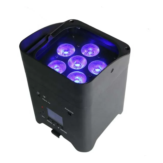 Winlite  6x18w 6in1 led par battery wireless dmx for events truss decoration