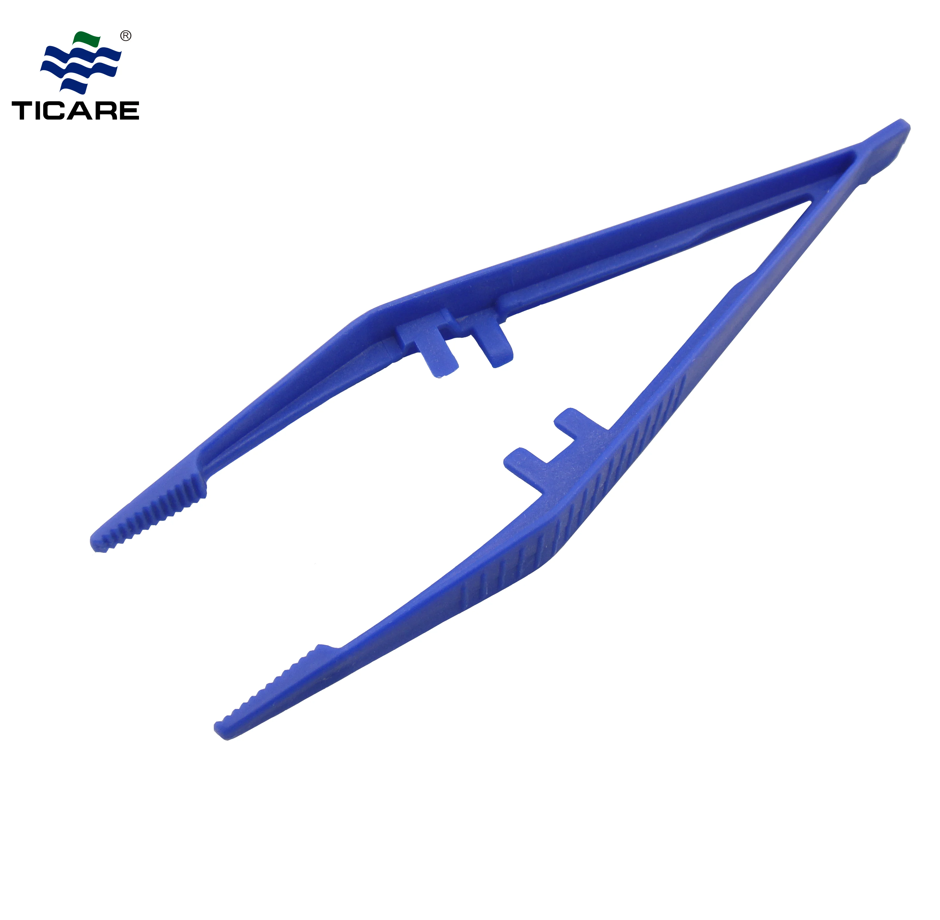 Медицинский пластиковый зажим одноразовый стерильный кровоостанавливающий щипцы для остановки кровотечения гемостат