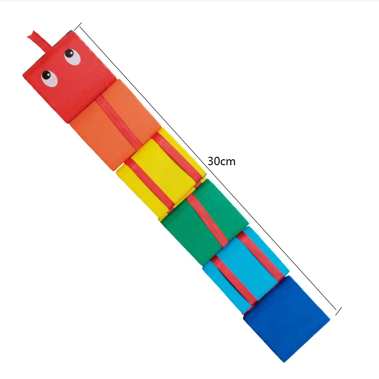 Kids colorful Wooden Jacobs Ladder montesorri wooden toy