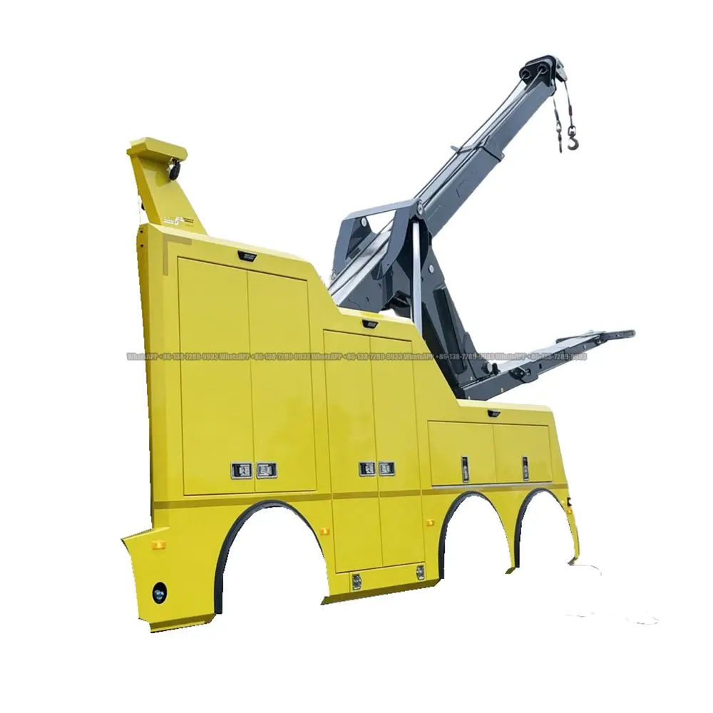 35 tons 40 tons Integrated Heavy Duty tow truck 30 tons  which lift Wrecker Body with underlift towing for sales