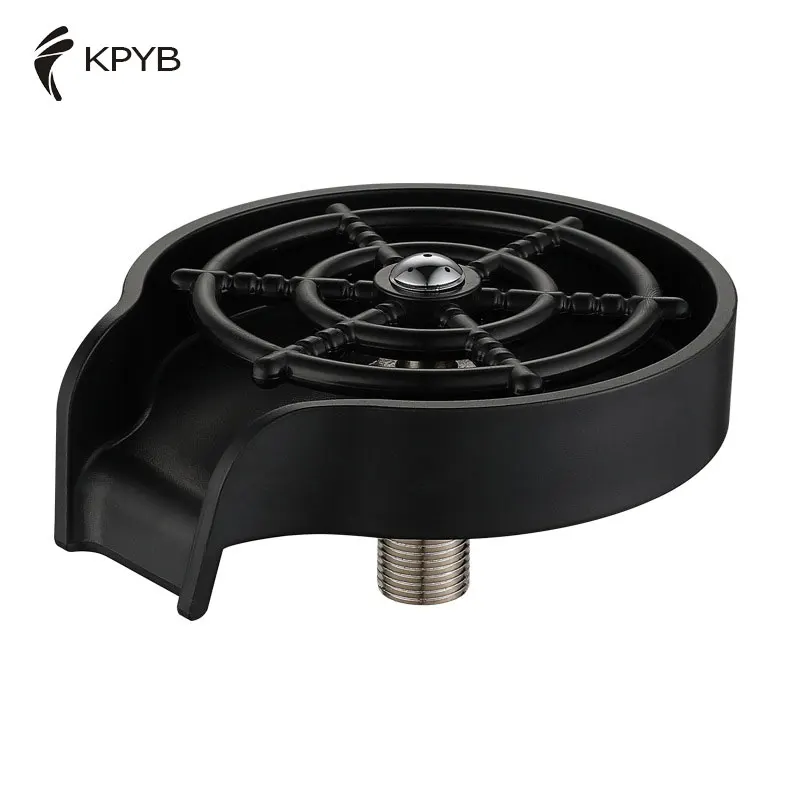 Faucet bottle cup washer chrome plated bottle washer stainless steel glass washer for bar kitchen sink