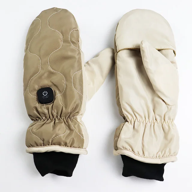 High Quality Winter Fashion electric Storage gloves Warm Heated Sport Gloves for Hunting Skiing Fishing and fingers exposed