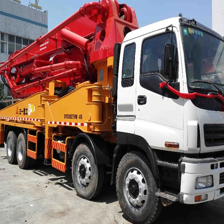 52m concrete pump truck SYG5418THB 52 Truck-Mounted Pump Truck