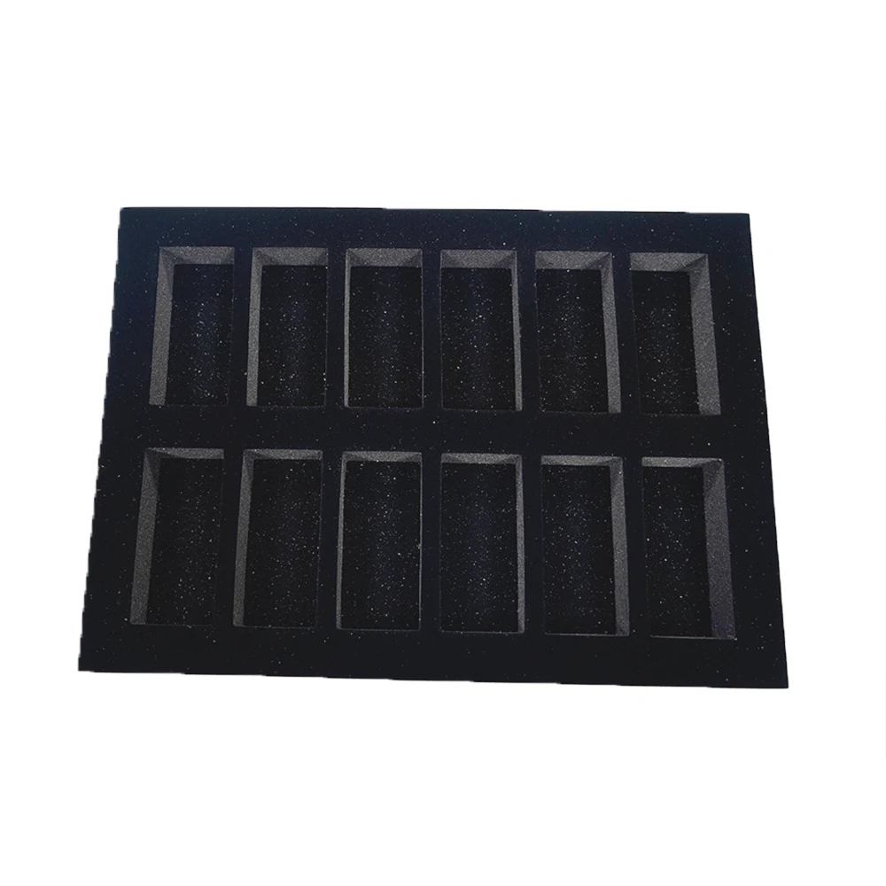 Factory Direct Export Foam Lined Box Gift Carton With Foam Inserts Shock Absorbing Red Wine Bottle Glass Strong Support