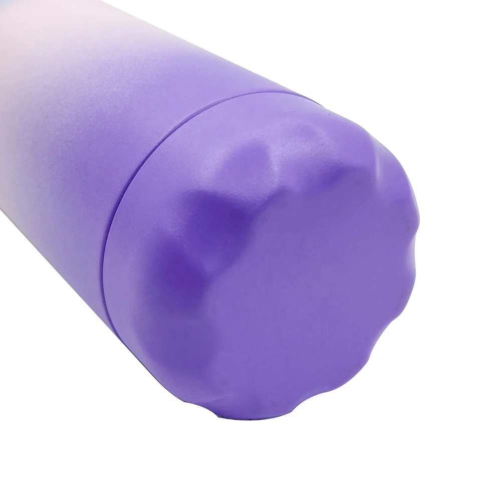 Eco Friendly 500ml Sports Double Wall Insulated Vacuum Drink Cola Shaped Metal Stainless Steel Water Bottles with Custom Logo