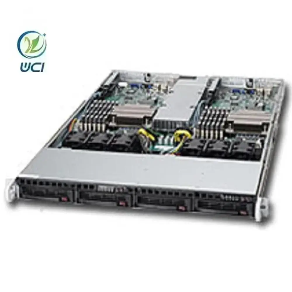 Original Supermicro 2026tt-H6ibqrf 2u 4 Node Xeon 5600/5500 Ddr3 1333 Ipmi Dual Gblan 2.5 Sas 1400w Psu Supermicro Rack Server