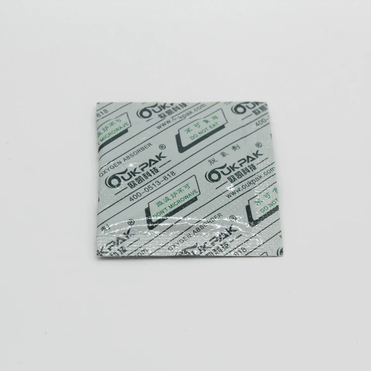 Factory Directly Wholesale 50cc Deoxidant Oxygen Absorbers For Food Packaging