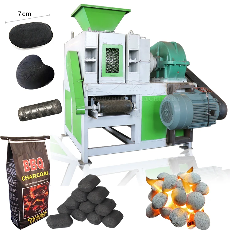 Anthracite Biochar Coal Aluminum Dross Fuels Automatic Carbon Briquette Making Press Komur Makinesi Adora Aserrin Machine Design
