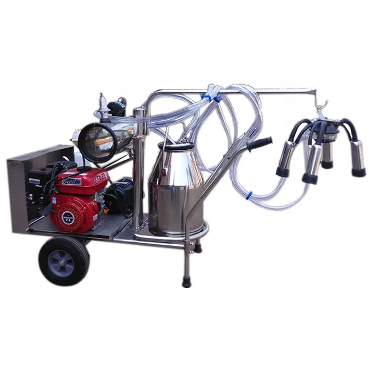 High quality the cow sheep with electric pulse milking machine