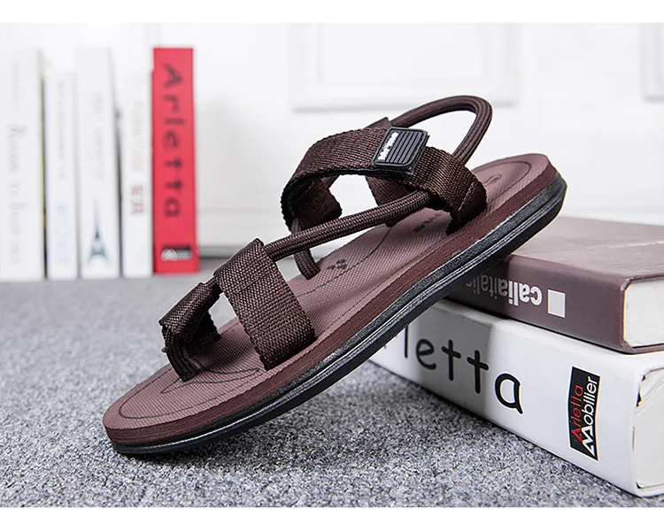 
2021 Flat Open-toe Strap Rubber Casual Sandal Dual-use Slippers Summer Men Beach Women Sandals 