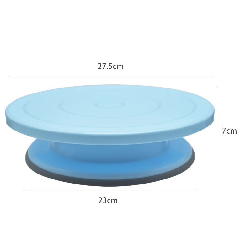 DIY Cake Turntable Baking Mold Plastic Cake Plate Rotating Round Cake Decorating Tools Rotary Table Pastry Supplies