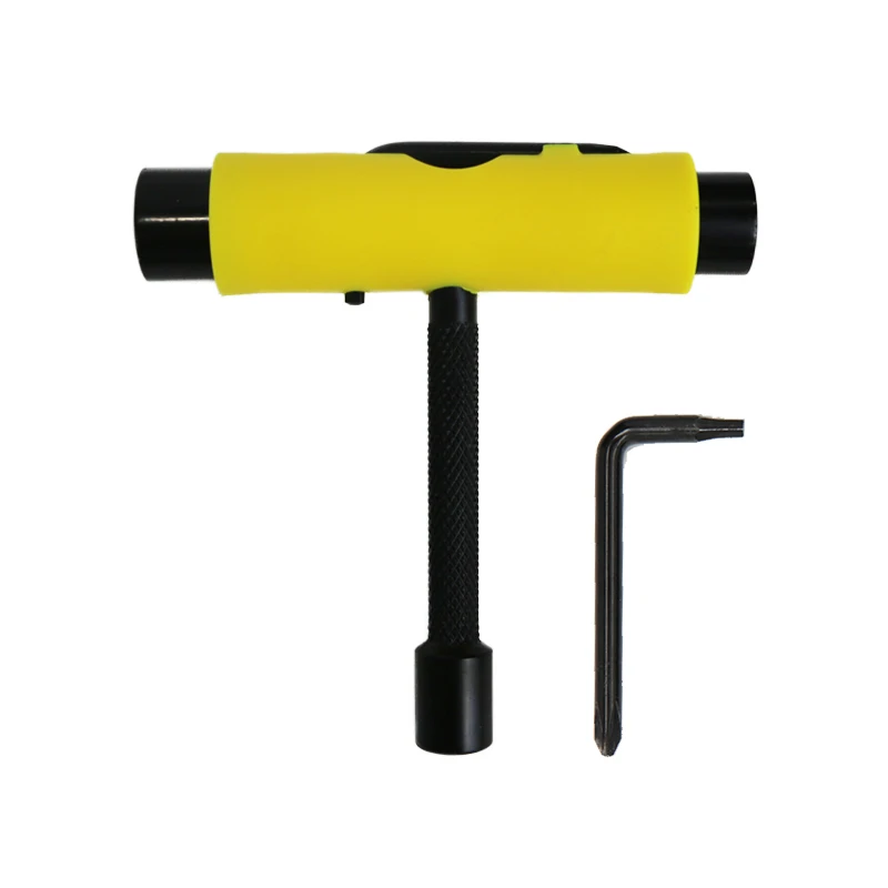 China Supplier Multifunctional T Tool  skateboard Custom  logo Skateboard T tools All In One Skate  Tools