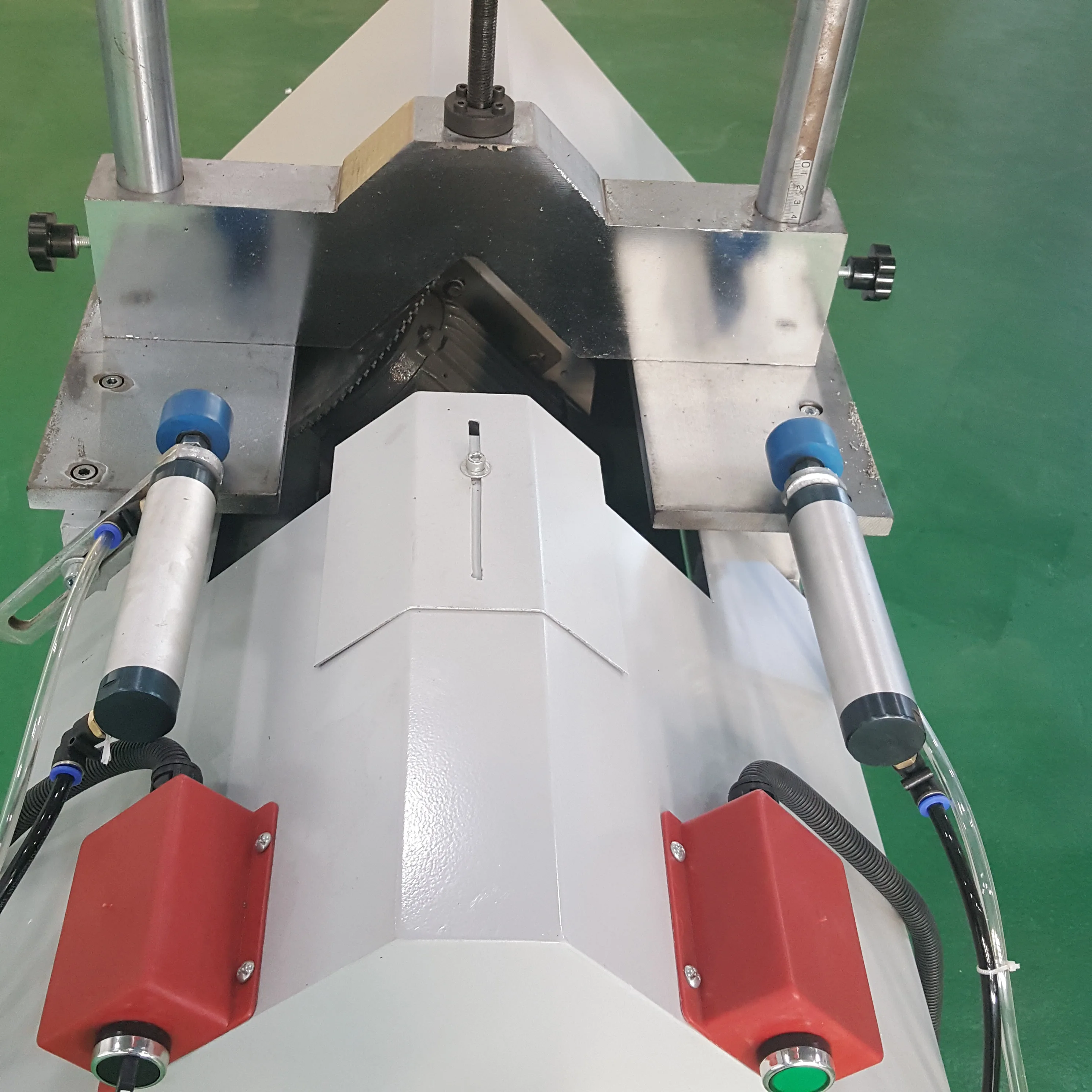 Pvc profile cutting machine Upvc window machinery for sale V notch saw