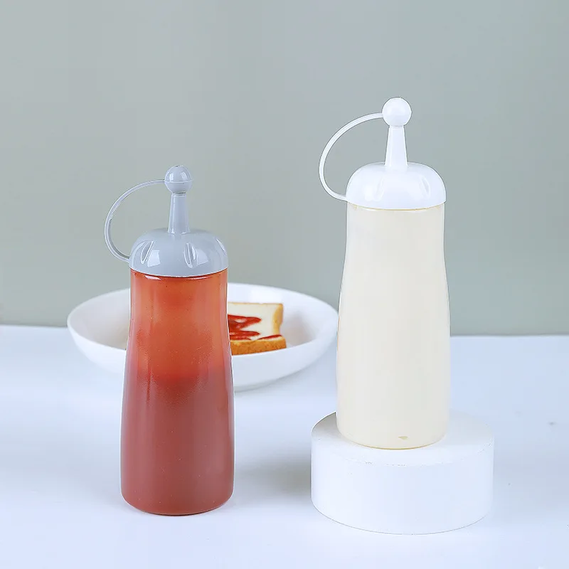 Не содержит Бисфенол А ресторанная улица стойло бытовой пластиковые сжимаемые бутылки соуса приправы бутылки соуса