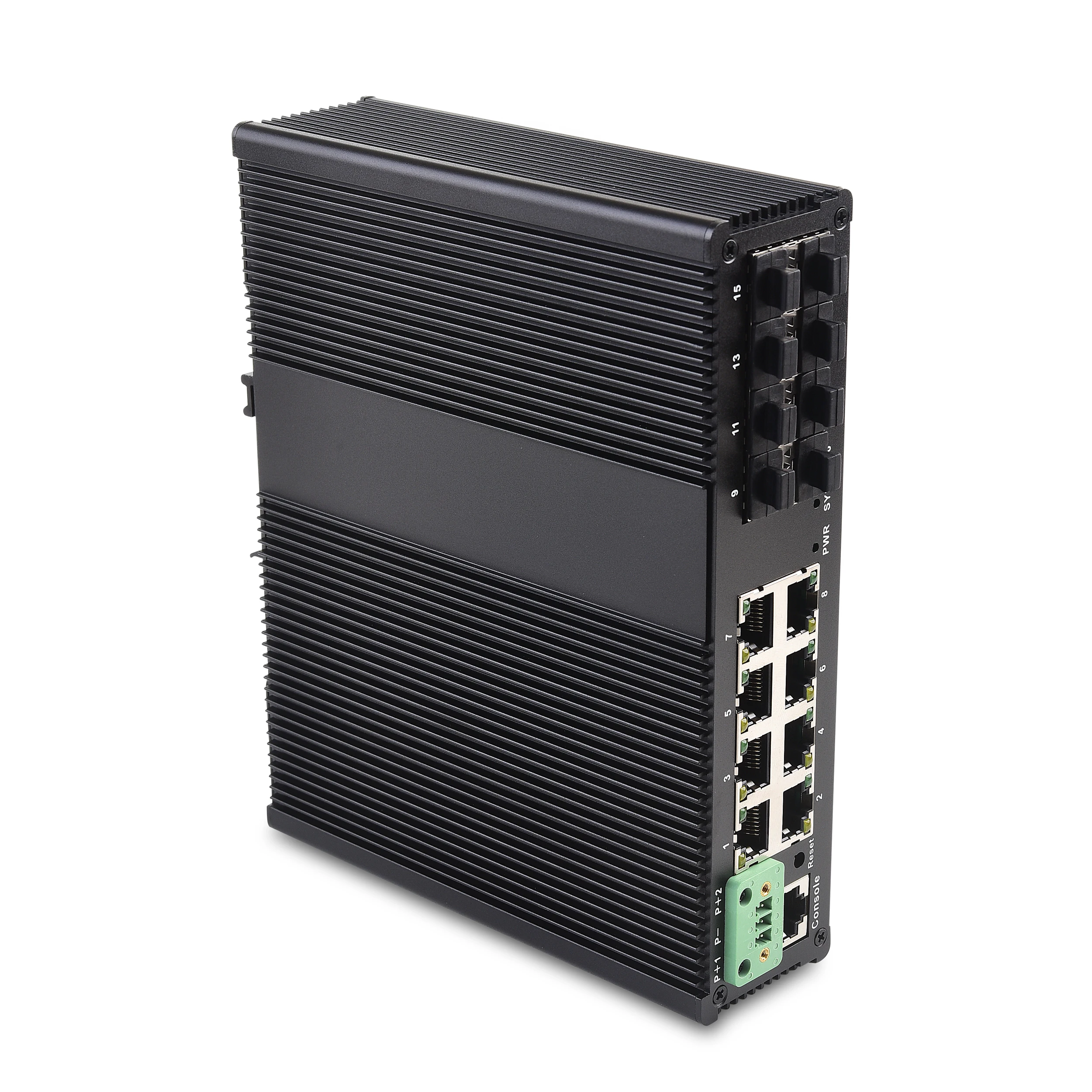 8 port poe switch 8 ports  auto network switch poe Managed 8 1000M PoE+ Ethernet and Gigabit SFP