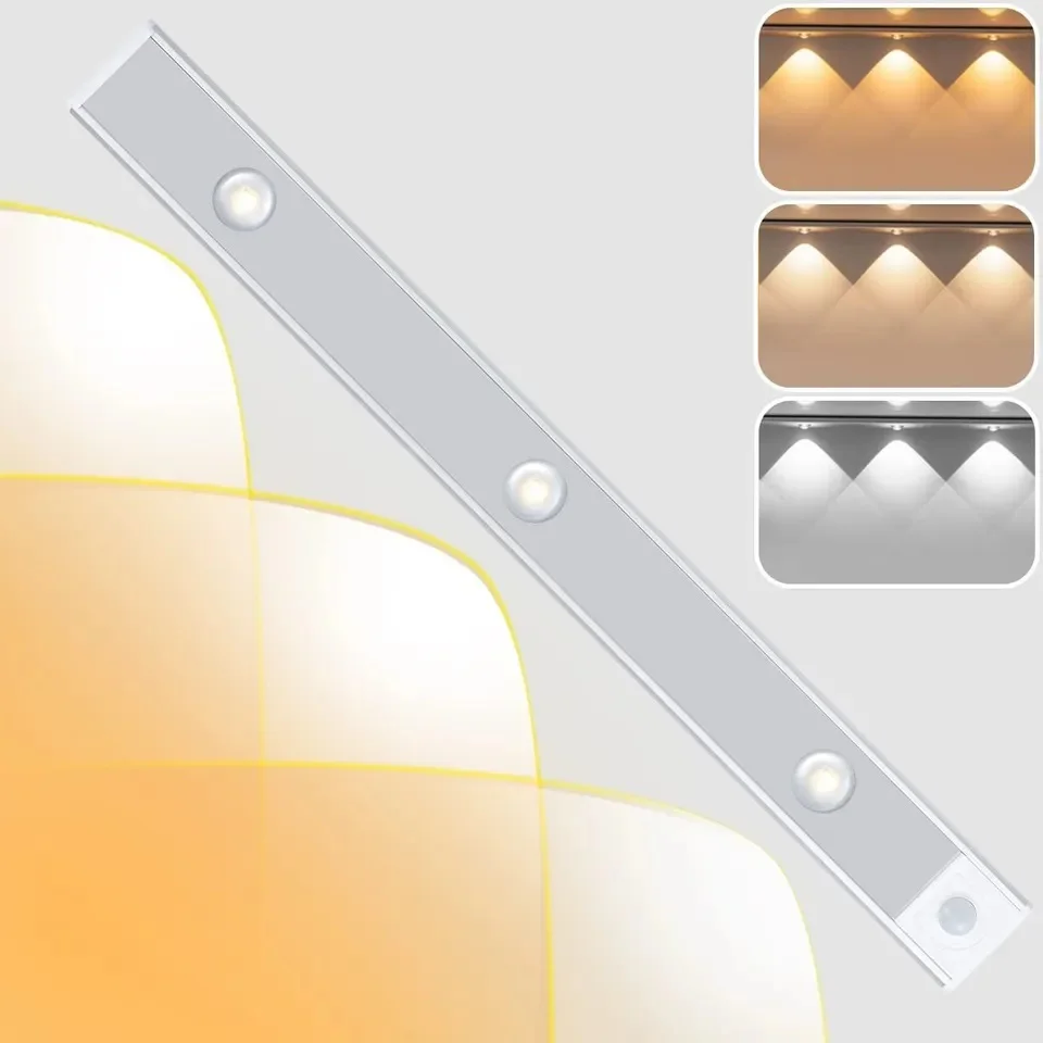 Motion sensor 20CM 40CM kitchen light bar magnet light LED cabinet light indoor