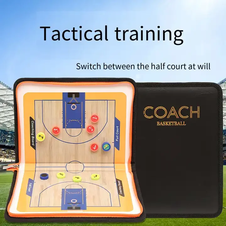 Professional foldable basketball tactics board portable coaching board for basketball training