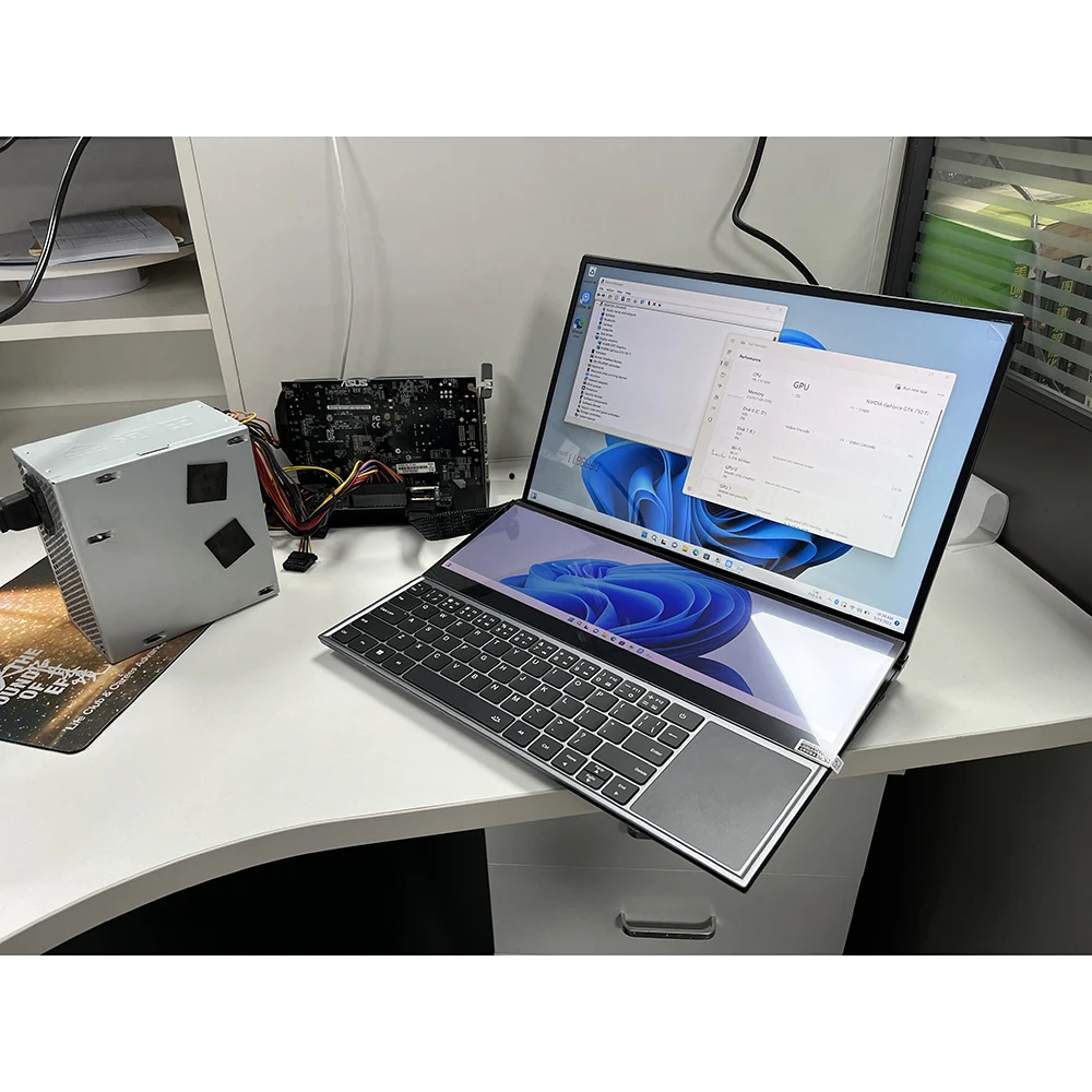 Supports RTX AMD Graphics Video Card 16 inch Touch Dual Screen ZBOOK DDR4 64GB 2TB 4TB SSD Intel Core i7 10750H 10th gen Laptop