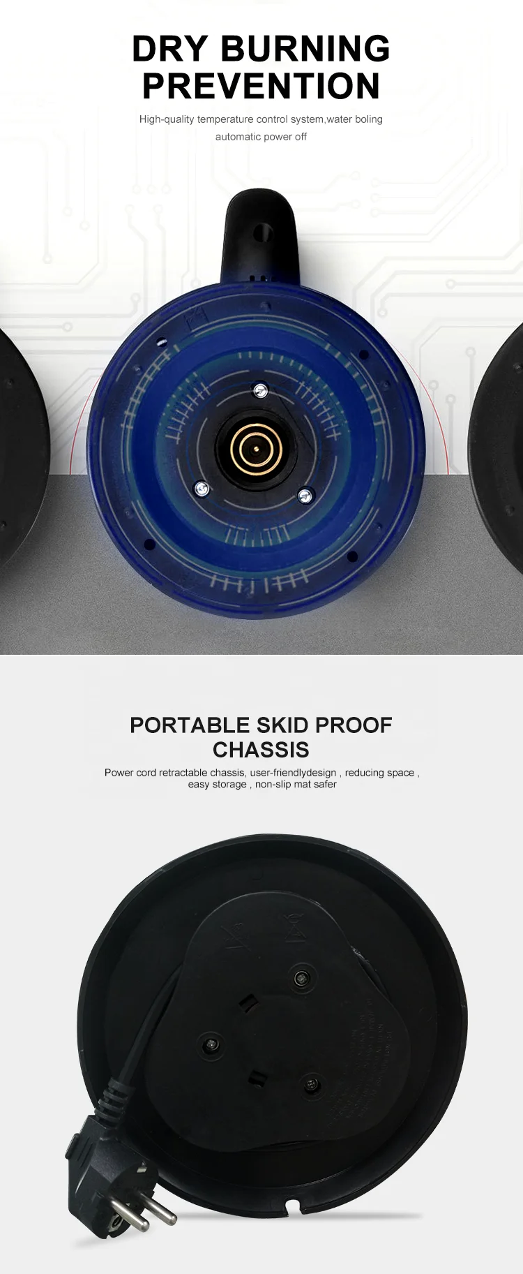 Household 304 stainless steel electric kettle wholesale good quality