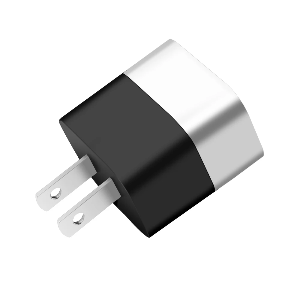  Дорожный адаптер 5 В/2 4 А настенное зарядное устройство USB ETL с 2 USB-портами домашний вилкой Стандарта США несколькими