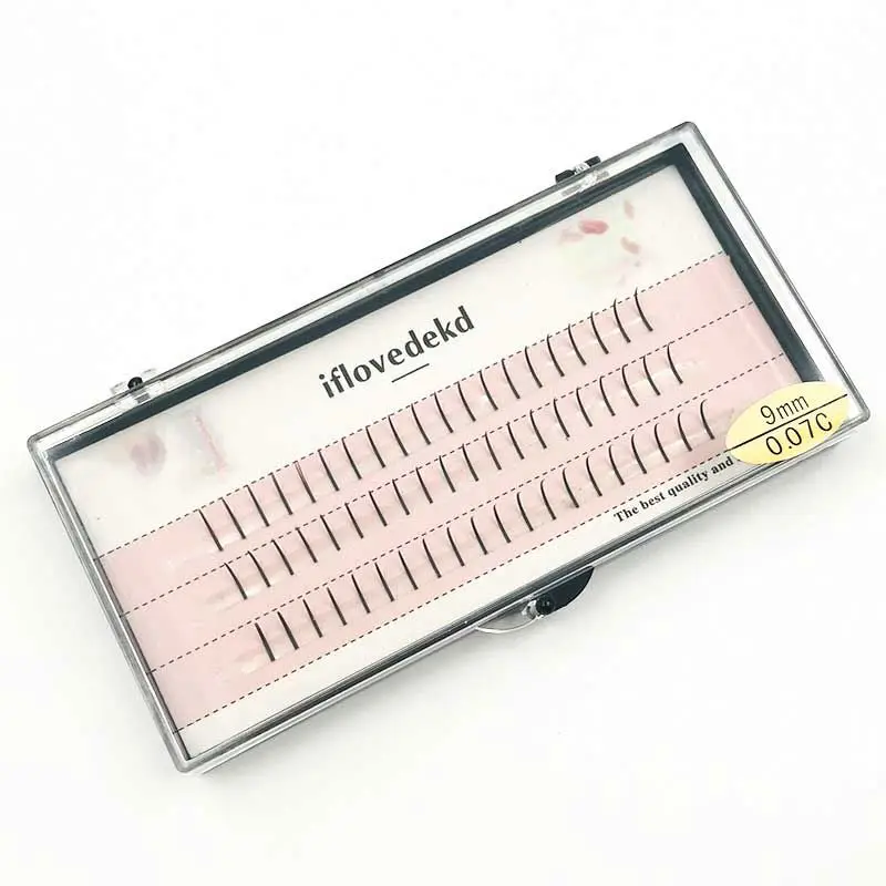 Черные Накладные ресницы ручной работы 0,05 мм 0,07 мм, Корея PBT fiber C CC D DD