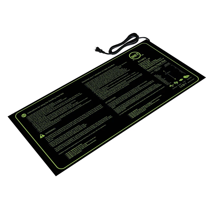 Коврик для нагрева растений, водонепроницаемый нагревательный коврик для рассады, коврик для гидропоники для прорастания и укоренения TH3201