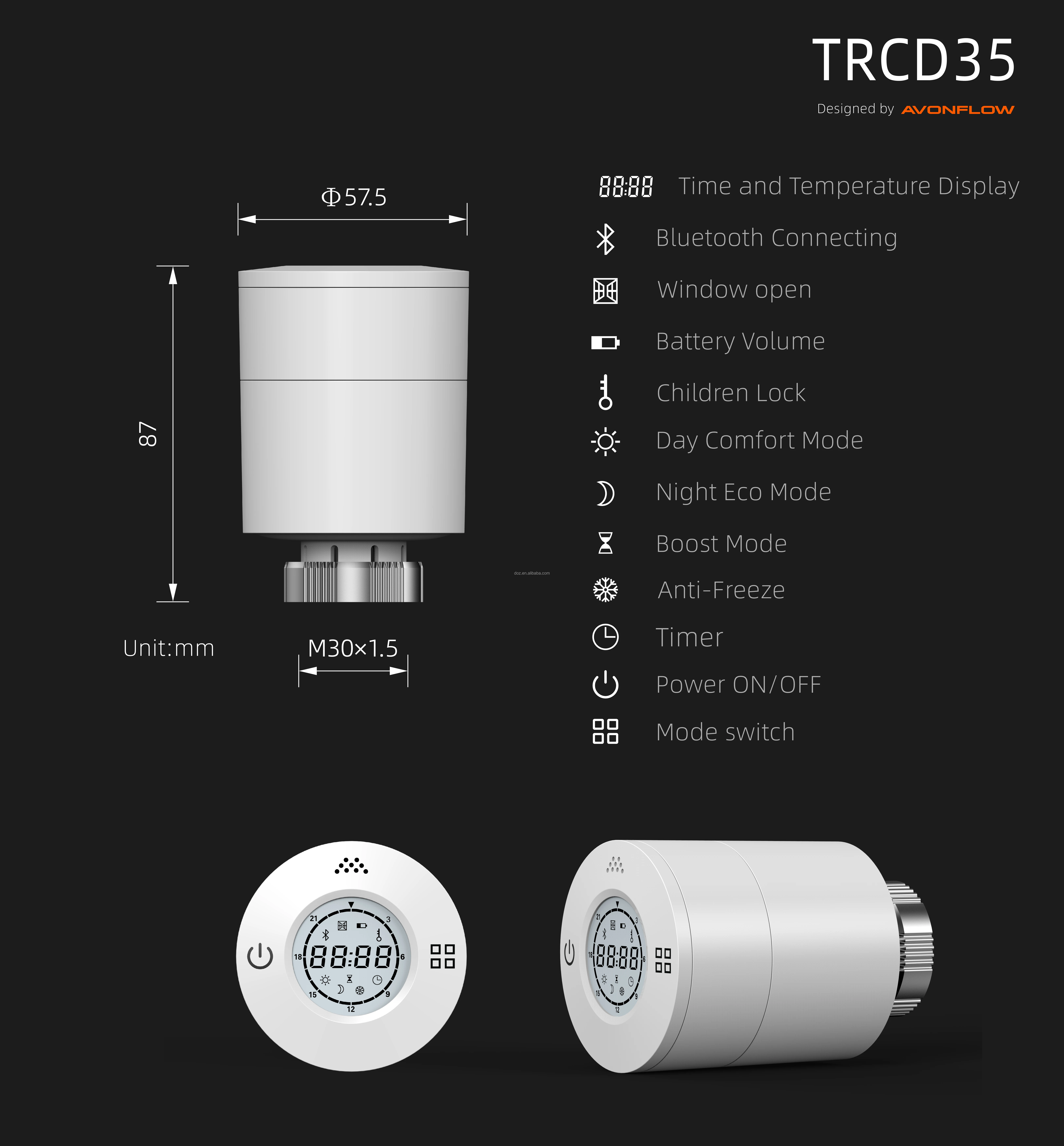 Hot Sale Tuya Zigbee TRV Temperature Controller Thermostat Smart Radiator Valve TRV Head Home Hotel Apartment Heating WiFi