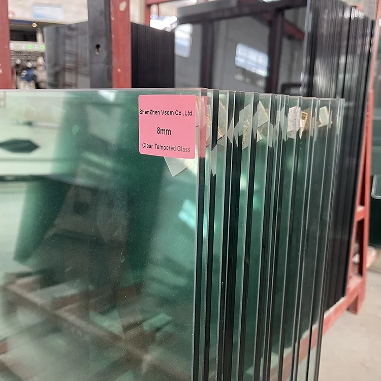 8mm Clear Tempered/Building Glass For Partition