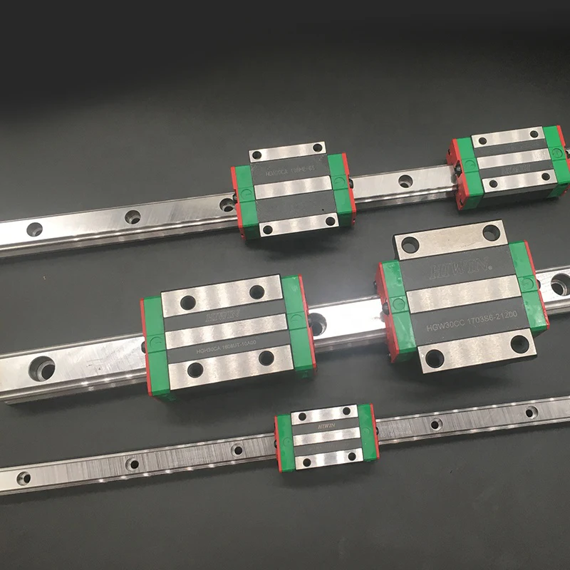 China Factory 15mm width linear guide rail with slide block no flange HGR15