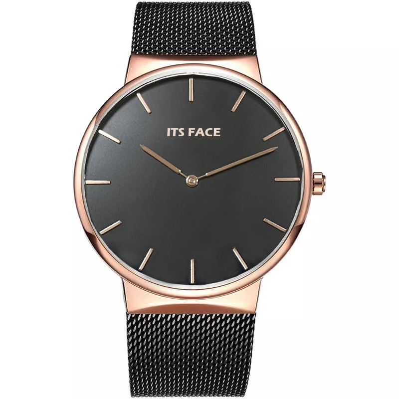 Supplier Men Leather Quartz Wristwatch Factory Custom Elegance Watches Stainless Steel business Italian China  Case OEM