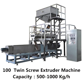 Stainless Steel Twin Screw  Extruder Corn Puff Snack Extruder Machine