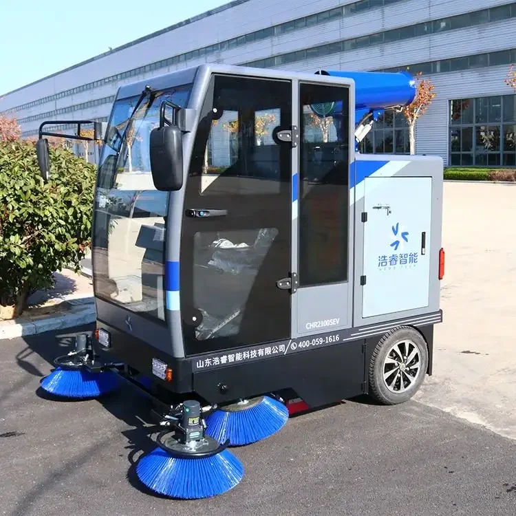 Ride on Floor Machine Cleaning Floor Full Vacuum Road Sweeper