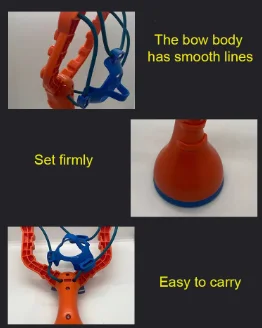 Wholesale Custom Outdoor Winter Sports Toy Plastic Slingshot Snowball Blaster