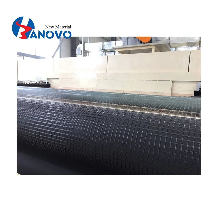 Cheap Price Biaxial 20-200kn Fiberglass Geogrid For Road Construction and pavement Reinforcement