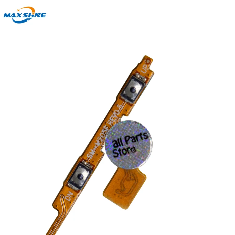 For Samsung Galaxy A10 Power On Off Volume Button Flex Cable Replacement Phone Repair Parts