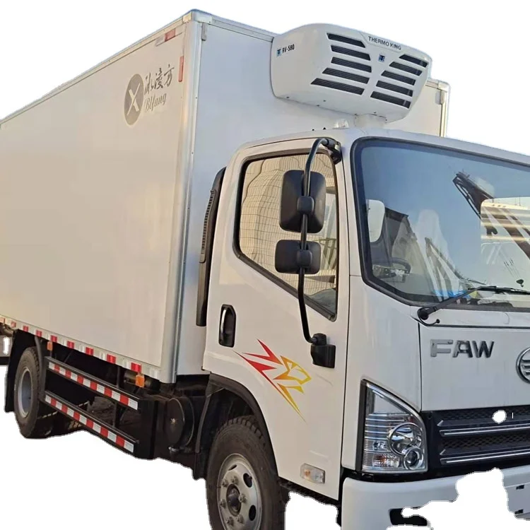 FAW Tiger VR7 J6P JH6 Cool Automatic Diesel Engine 4*2 6*4 180Hp 360hp New Euro2 Euro5 10-30 Ton Hot Sale Refrigerator Truck