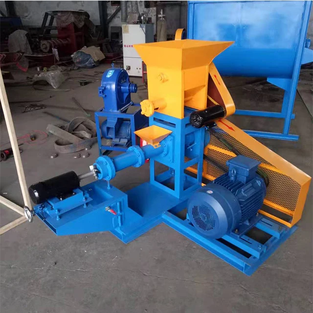 Hot sale floating fish feed extruder/pet feed pellet machine/animal poultry feed pellet mill