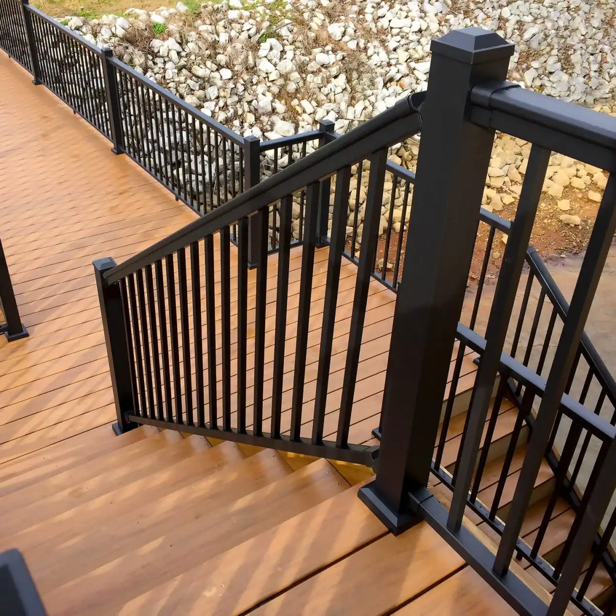 Aluminum Railing Picket Railing New Design Cable Design Balustrade Stainless Steel Balcony