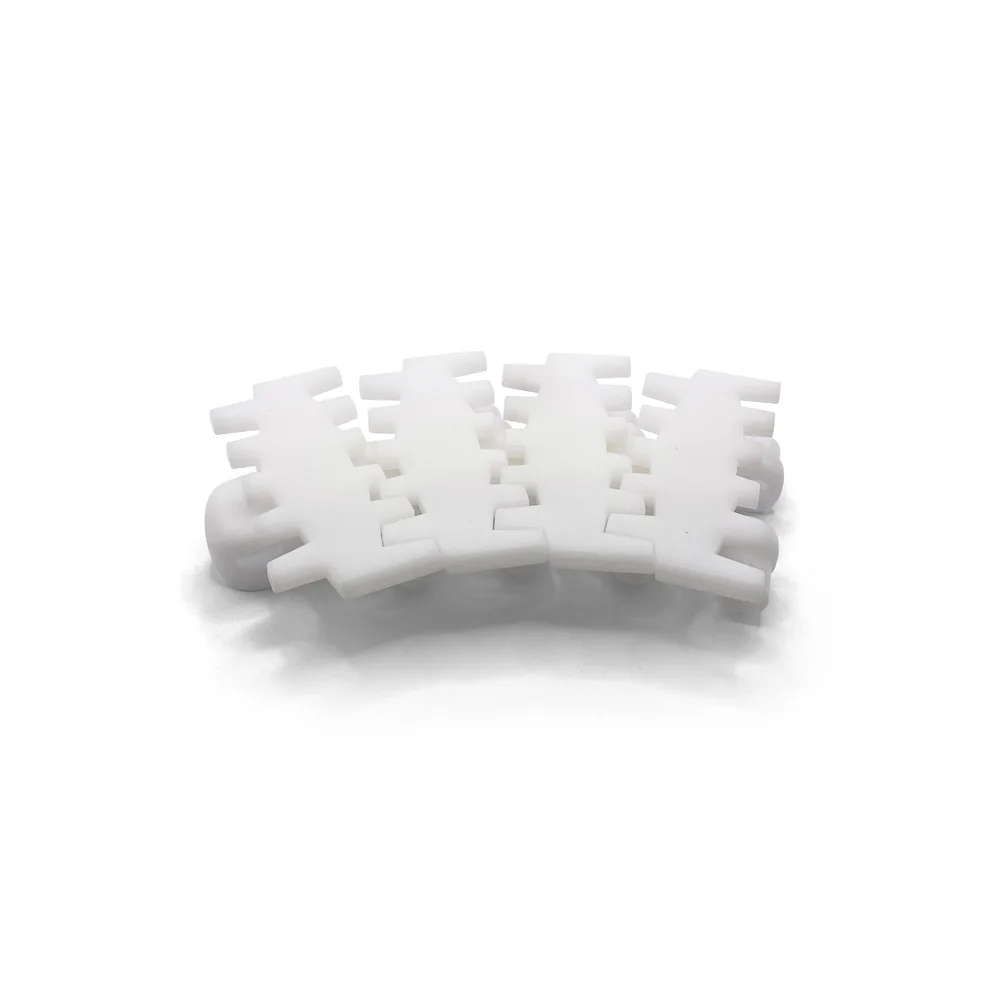 Rotating hot pot sushi chain plate wear-resistant sushi chain polyethylene white plastic chain