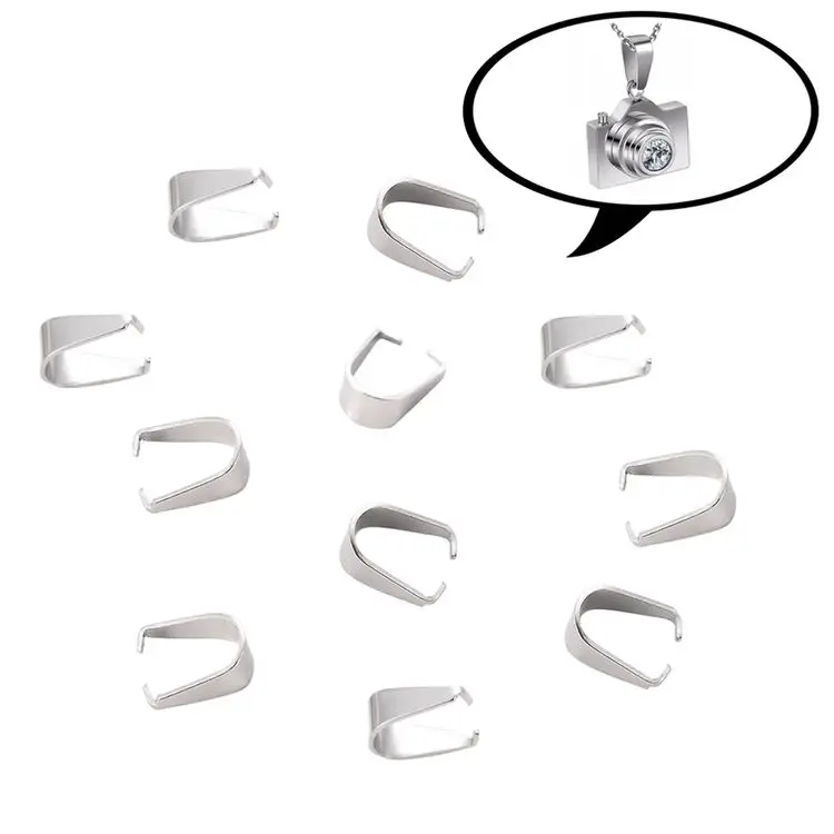 Transistors 200pcs/wholesale plated real gold connector snap clip on pendant for gold necklace leather rope clasp