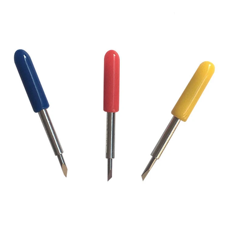 2.5mm And 2mm Gcc Vinyl Cutter Cutting Plotter Blades Rx Ii Jaguars V Pumas Iv Expert Ii Ar-24 Oem 15pcs Roland Plotter Blade