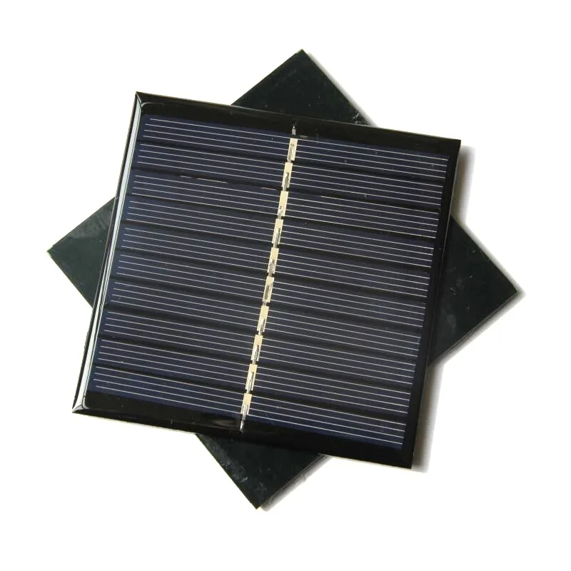 0.8Watt 84x84MM Solar Square Plate 5V DIY Mini Solar Cells Epoxy Solar Panel