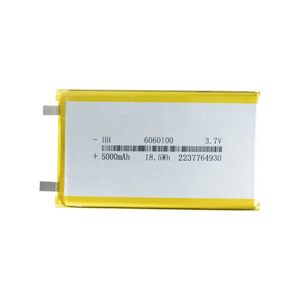 Литий-полимерная аккумуляторная батарея 3,7 в 5000 мАч 6060100 для GPS PSP DVD PAD Tachograph power bank Speaker Searchlight