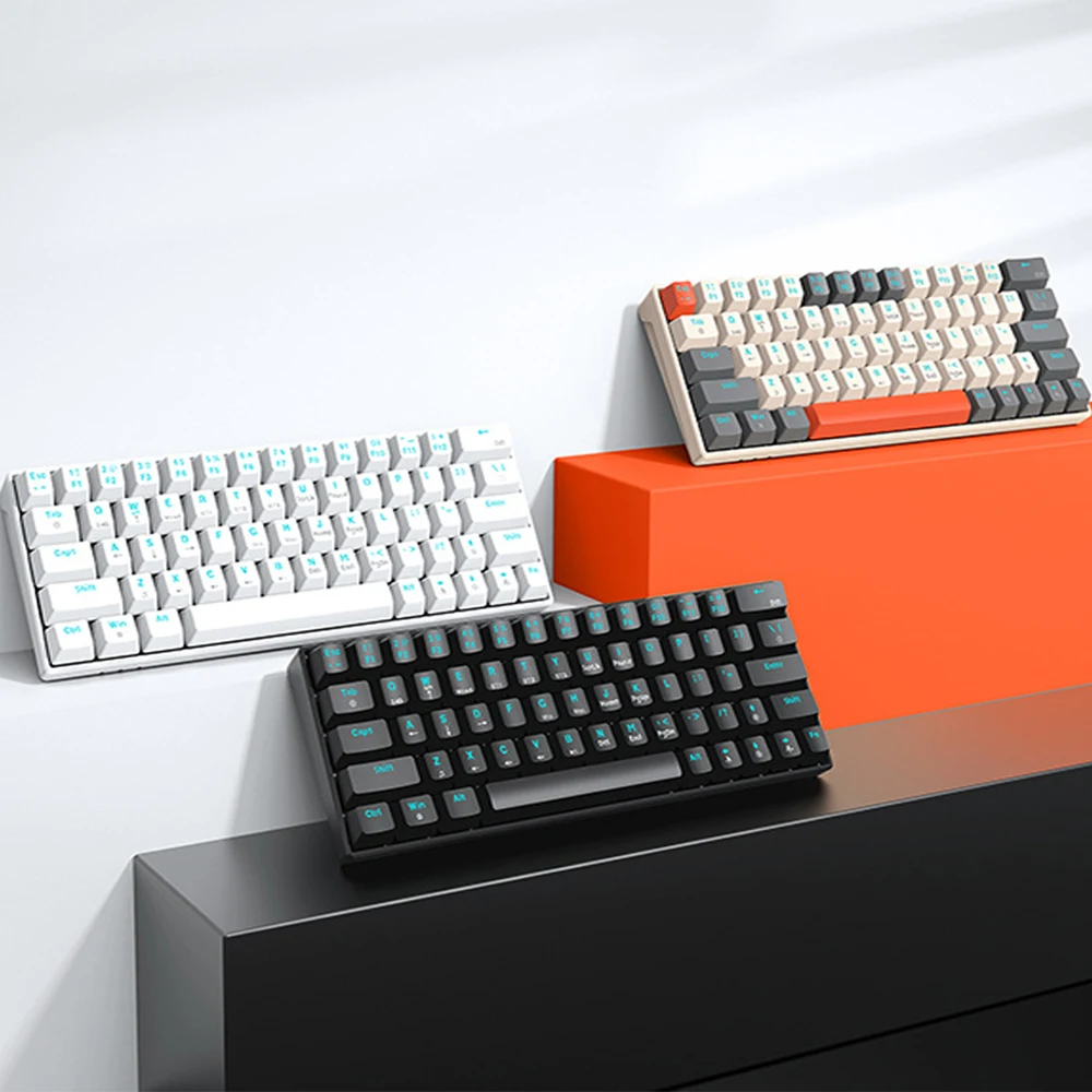 mini rgb 60% wire ergonomicmechan computer switch switches usb custom backlit wireless mechanical backlight gaming keyboard