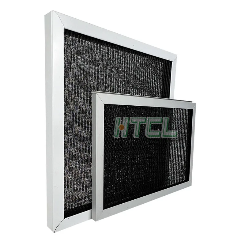 Hot Sale Nylon Durable Washable Fan Coil Unit Filter Aluminum Panel Metal Frame Nylon Mesh Air Filter